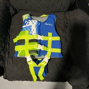 Kids Swim Vest - Blue and Green